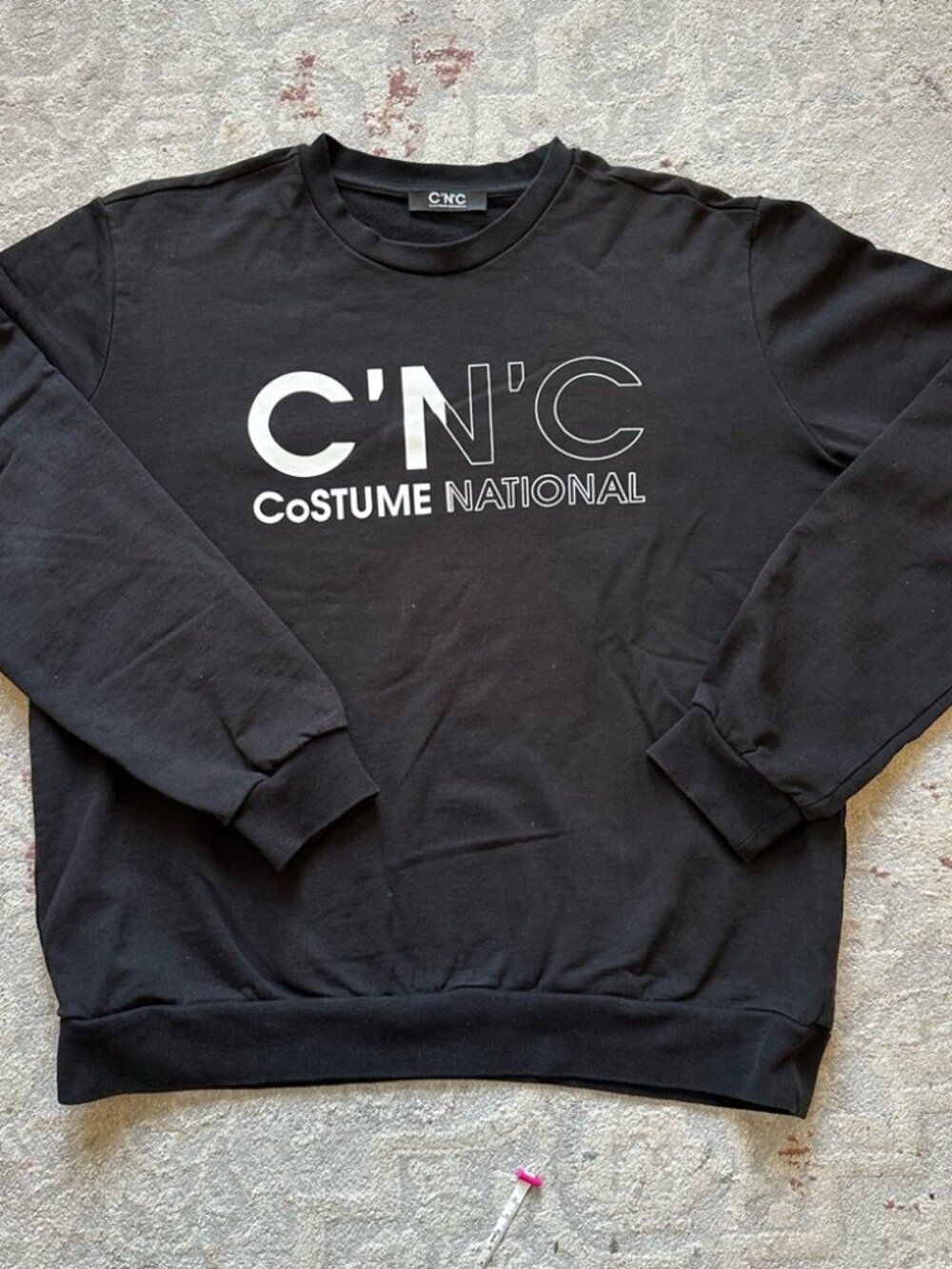 CNC Costume National Black Crewneck Sweater